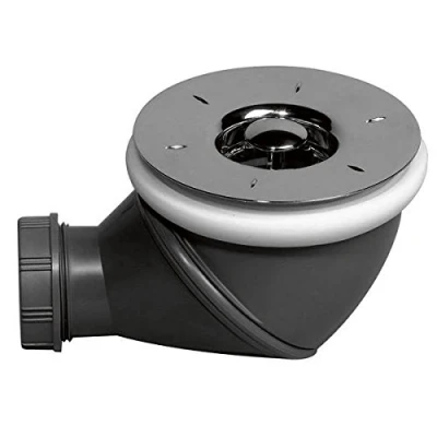 Image of Wirquin James Multi Directional Shower Waste Drain 90mm 360 degree High Flow