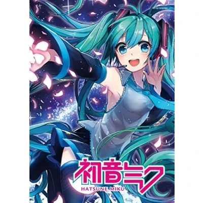 Image of Danilo Promotions Limited Official Hatsune Miko Greeting Card,Multi,7 x 5 inch