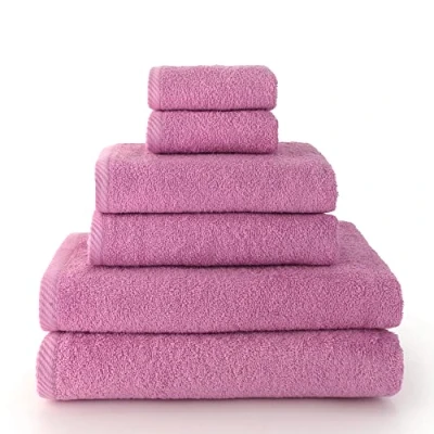 Image of Top Towel Set of 2 Hand Towels, Bath or Shower Towels and Bidet 100% Cotton 400 g/m²
