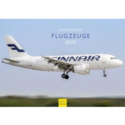 Image of Edition Seidel Premium Calendar Fascination Planes 2025 Format DIN A3 Wall Airbus Boeing Jets Aircraft Machine Airport