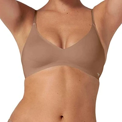 Image of Sloggi Triangle bra, Women&#039;s, Size: 34E. 36D, Nostalgic brown
