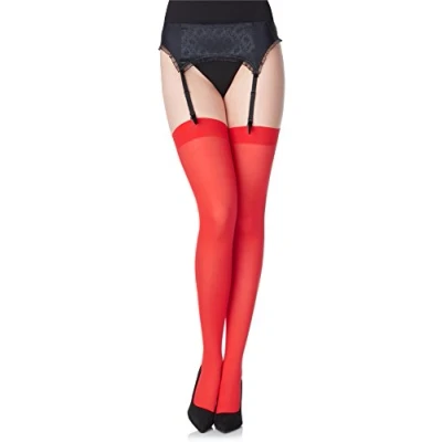 Image of Merry Style Women&#039;s Microfiber Stockings MS 799 40 DEN (Red, XL XXL)