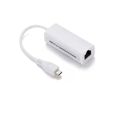 Image of Micro USB 2.0 to Ethernet 10/100 m RJ45 Network LAN Adapter Card for Raspberry Pi Zero 1.3/W Motherboard, Tablet