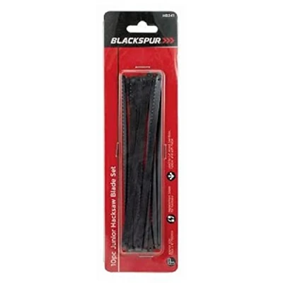 Image of Pack of 10 Junior Hacksaw Replacement Blades 6? 150mm Blade Metal Wood Plastic