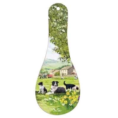Image of The Leonardo Collection LP94741 Collie and Sheep Spoon Rest