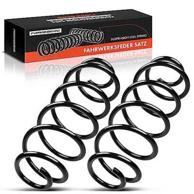 Image of Frankberg 2x Coil Spring Rear axle Compatible with C3 I FC FN 1.1L 1.4L 1.6L Hatchback 2002 2010 Replace# 5102G4