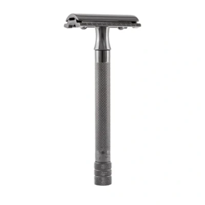 Image of Merkur 23B Long Handle Safety Razor Black No Blades Included