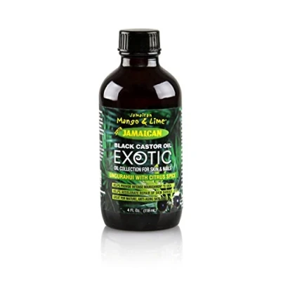 Image of Jamaican Mango &amp; Lime Black Castor Oil Exotic Ungurahui with Citrus Spice 4 oz