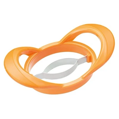 Image of KitchenCraft KCHEMANGO Healthy Eating 2 in 1 Mango Cutter / Pitter Orange, 5.7 x 10 20 cm