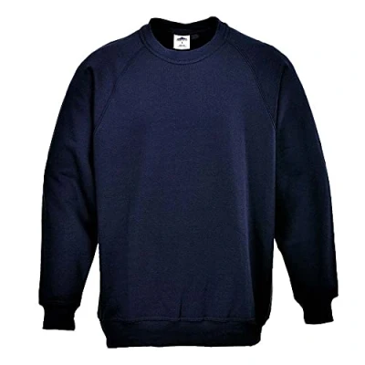 Image of Portwest Roma Sweatshirt, Size: M, Colour: Dark Navy, B300DNRM