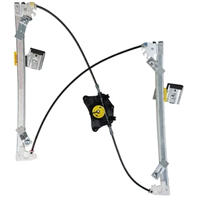 Image of 2047202479, 2127201579, A2127201579 Window regulator VALEO 851392 Left Front electric without motor with comfort function