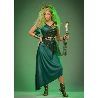 Image of Struts Womens Gorgeous Greek Goddess Medusa Fancy Dress Costume (Large (UK 14 16))