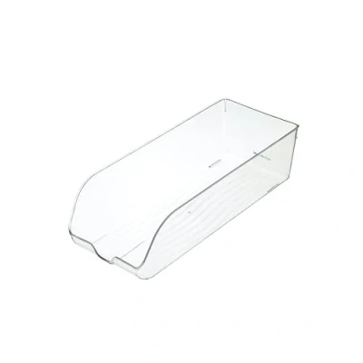 Image of KitchenCraft Fridge Storage, Storage Organiser for Drinks, Can Fridge, 34.5 x 14 9.5 cm (13.5&quot; 5.5&quot; 3.5&quot;) Transparent