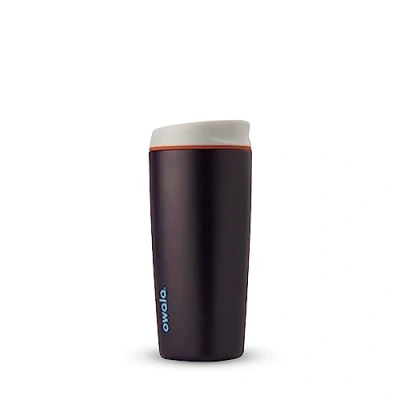 Image of Owala SmoothSip Insulated Stainless Steel Coffee Tumbler, Reusable Iced Cup, Hot Travel Mug, BPA Free, 600ml, Navy (Telescope Tales)