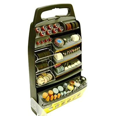 Image of Rolson 59240 400 pc Rotary Tool Accessory Kit