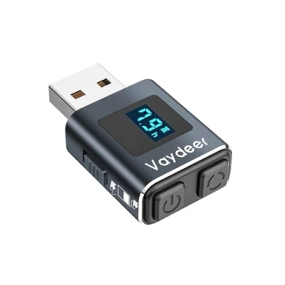 Image of Vaydeer Mouse Jiggler, Metal Mover with 2 Natural and Random Tracks, USB Wiggler Timer, Type C Jiggler to Keep Devices Active metallic