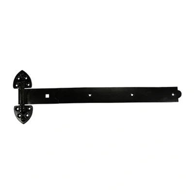 Image of 24&quot; 600MM Heavy Duty REVERISBLE GATE Hinge HRH600B EPOXY Black Includes All Suitable FIXINGS Free Next Working Day DELIVERY