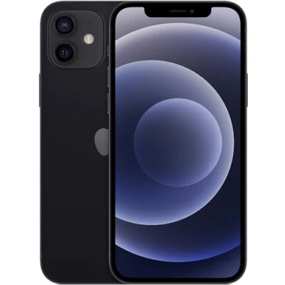 Image of Apple iPhone 12, 64GB, Black (Renewed)