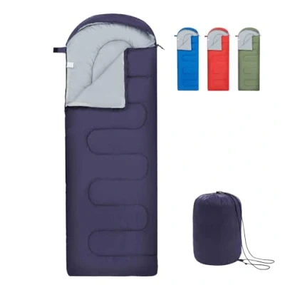 Image of UnderwoodAggregator Sleeping Bags for Adult and Kids Ultralight 3 Season Bag Cold Weather, Compact Backpacking Camping Girls Boys, Lightweight