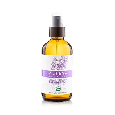 Image of Alteya Organic Lavender Water Spray 240ml 100% Pure Hydrolat USDA Certified Face Toner, Revitalizing Body, Condition Hair &amp; Scalp Cleanse, Soothe, Balance, Hydrate