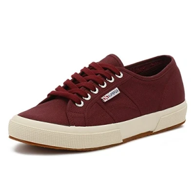 Image of Superga Unisex Cotu Classic Trainers Trainers, Dk Bordeaux, 6.5 UK