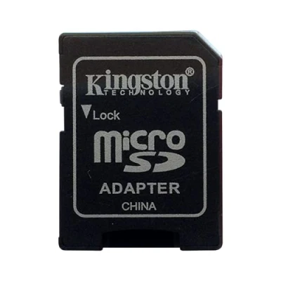 Image of Original Kingston Technology 16GB/32GB/64GB/128GB Mini Genuine Micro SD Memory Card for Tablet, Mobile, Black (Adapter Only)