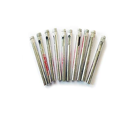 Image of 10 Pcs 6mm (1/4&quot; Inch) THK Diamond Coated Core Drill Drills Bit Hole Saw Tile