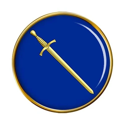 Image of Masonic Lodge Tyler Pin Badge