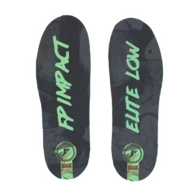 Image of Footprint Kingfoam Elite Low Profile Insoles Black/Green Orthotic