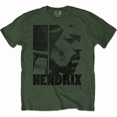 Image of Jimi Hendrix Let Me Live Official Tee T Shirt Mens Unisex (Medium) Green