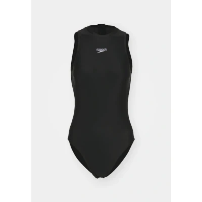 Image of Speedo Adult Female Hydrasuit Swimsuit One Piece SwiMing Costume, S&amp;S Black, 3636