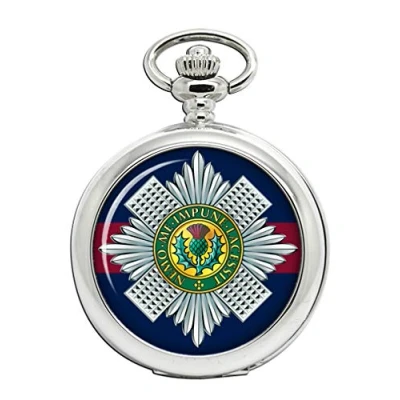 Image of Giftshop UK Scots Guards, British Army Full Hunter Pocket Watch