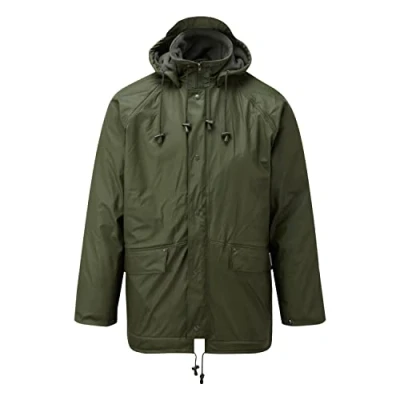 Image of Fortress 219/GN S Small Flex Fleece Lined Waterproof Jacket Green