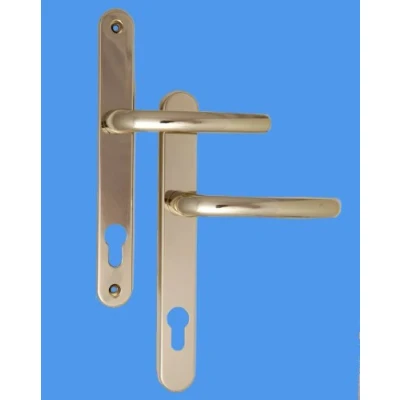 Image of Balmoral Door Handles for Upvc in Hardex Gold, 92mm / 210mm