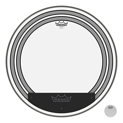 Image of Remo &quot;Remo Schlagzeugfell Powersonic transparent Bassdrum 20&quot;drumhead clear &quot; PW 1320 00&quot;, farblos