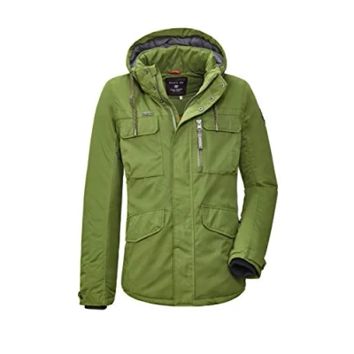 Image of G.I.G.A. DX Men&#039;s Stormiga Mn JcktB Casual functional jacket with zip off hood, mens, 35845 000, Leaf Green, S