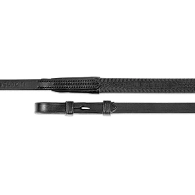 Image of Shires Velociti Gara Tyre Grip Reins (54&quot; x 5/8&quot;, Black)