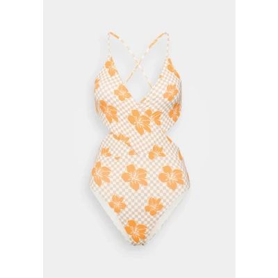 Image of Roxy Mini Hula Wrap Hl One Piece Swimsuit For Women