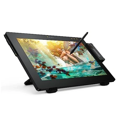 Image of Xencelabs Pen Display 24 Drawing Monitor 4K with Quick Keys 99% Adobe RGB Professional Graphic 2 Battery Free Pens 8192 Levels Pressure for Windows ARM/Windows/Mac/Linux