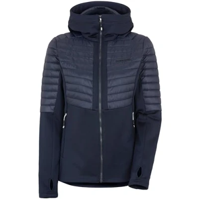 Image of Didriksons Annema Full zip 6 Women&#039;s Fleece &amp; Midlayer Hybrid Jacket Pockets with Zipper Great for Autumn Days