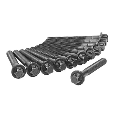 Image of 6119901322x12 Cylinder Head Bolt Kit AJUSA 81028200 Male Torx 12 MERCEDES BENZ: Sprinter 3 T Van, E Class Saloon, 4 Platform/Chassis