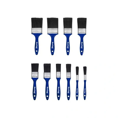 Image of Blue Spot Tools Synthetic Workshop Paint Brush Set, 10 Piece
