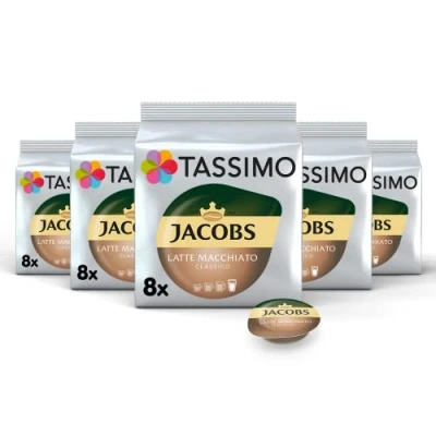 Image of Tassimo Jacobs Latte Macchiato Classico (Pack of 5)
