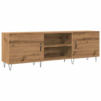 Image of vidaXL TV Cabinet Artisan Oak 150x30x50 cm Engineered Wood