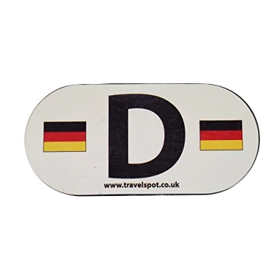 Image of Travelspot Car Magnetic German National Plate (D)
