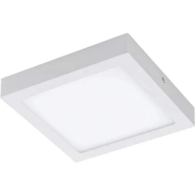 Image of Eglo Ceiling Light, Cast Metal, 16 W, White