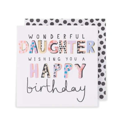 Image of Kindred Wonderful Daughter Birthday Card