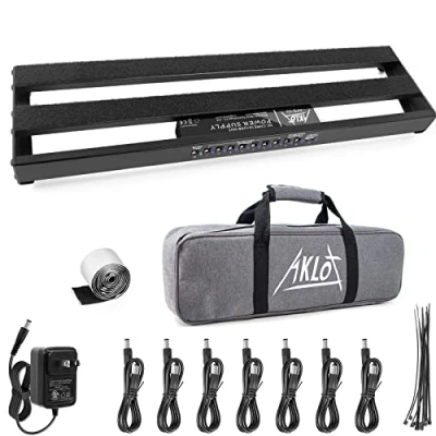 Image of Pedal Board Guitar Guitars Effect Pedalboard Aluminium Alloy Power Supply