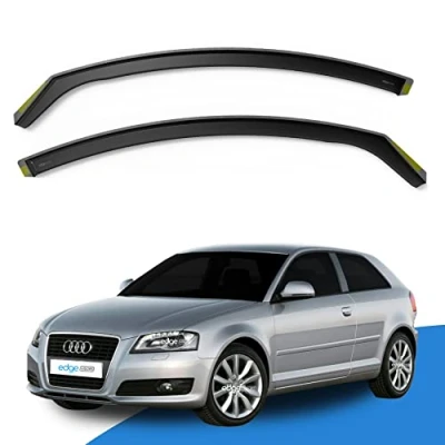 Image of EdgeVisors Wind Deflectors Set Fits: Audi A3 MK2 8P 2003 2012 3 Door Hatchback 2pc