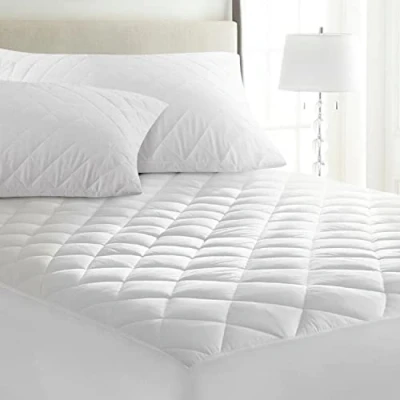 Image of Yorkshire Bedding Single Mattress Protector 30 Cm Extra Deep Anti Allergy Microfiber Quilted Fitted Cover (90 x 190 Cm)